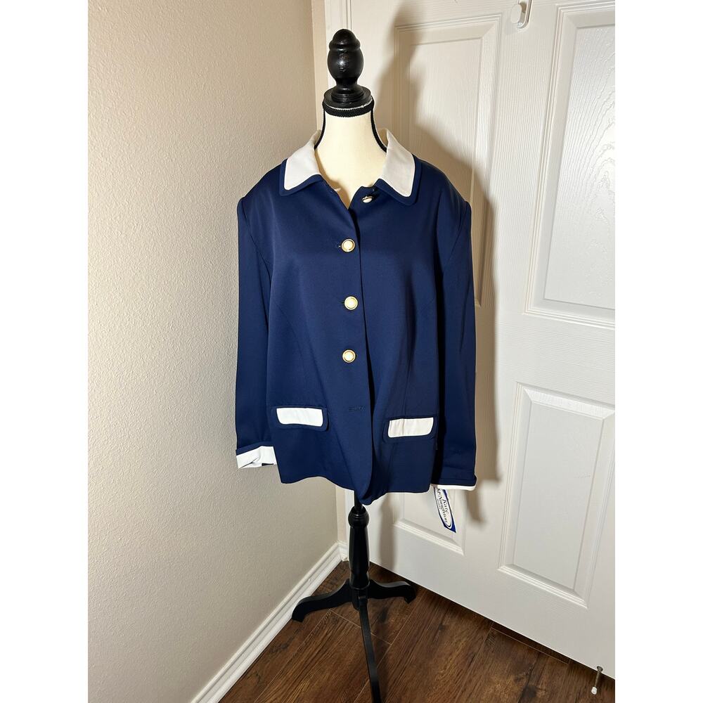 Vintage Kate McNaughton Plus Size Women’s Navy Suit Set - Picture 10 of 13